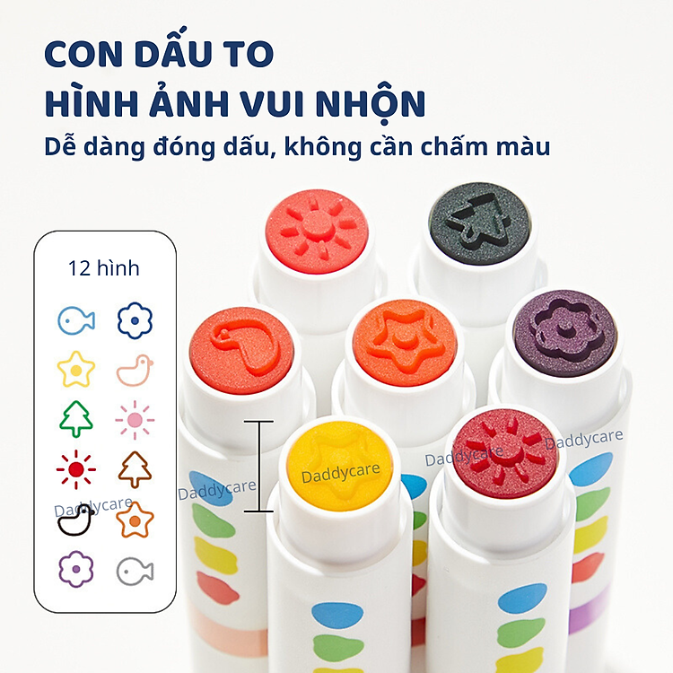 Mua Bút màu chấm tròn Mideer - 6 màu Chính hãng Giá rẻ - Hình ảnh 5