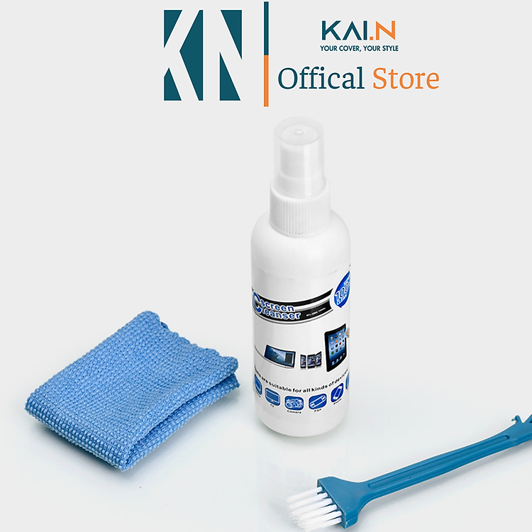 Bộ Dung Dịch Dụng Cụ Vệ Sinh Kai.N Cleaning Sulution Dành Cho iPhone, iPad, Laptop, Ống Kính Máy Ảnh, Thiết Bị Khác - HÀNG CHÍNH HÃNG