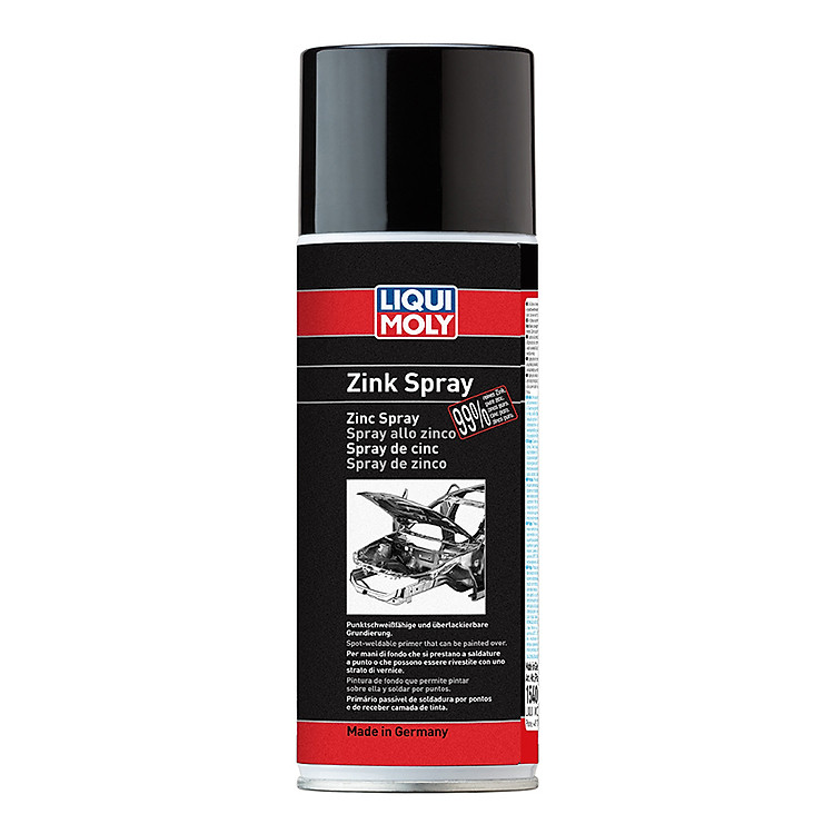 Mạ kẽm lạnh chống rỉ (màu sậm) Liqui Moly Zinc Spray 1540 New 2019