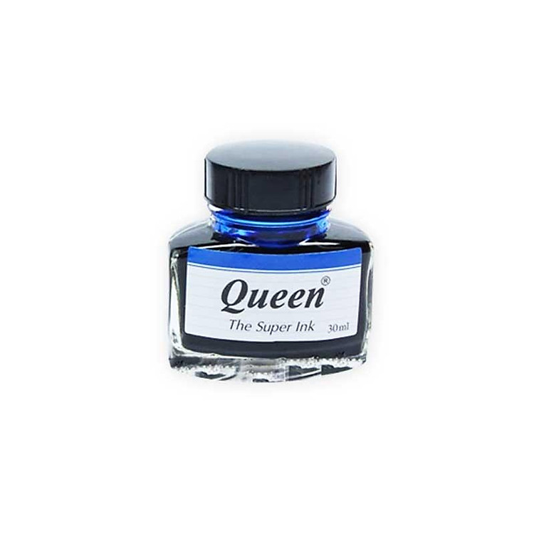 Mực Viết Máy Queen - Mực Xanh - Ảnh 4