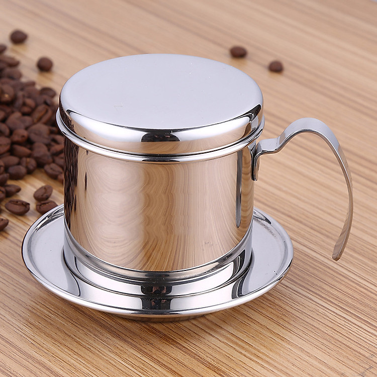 Phin cafe inox cao cấp phong cách truyền thống của Việt Nam sang trọng tinh tế - Vietnamese Coffee Maker Traditional Drip Coffee Filter Stainless Steel Cup Luxury