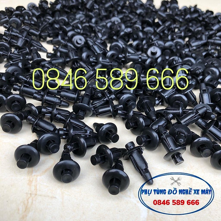 Ốc Bấm ,Chốt Nhựa Dàn Áo Xe Máy Combo 100 Cái