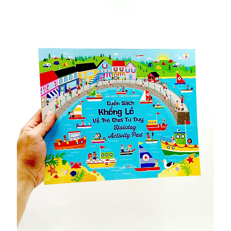 Cuốn Sách Khổng Lồ Về Trò Chơi Tư Duy - Holiday Activity Pad (Tái Bản 2023) - Ảnh 3