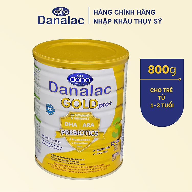 Sữa Danalac Gold Pro+ Số 3 Nhập Khẩu Chính hãng Giá tốt - Hình ảnh 4