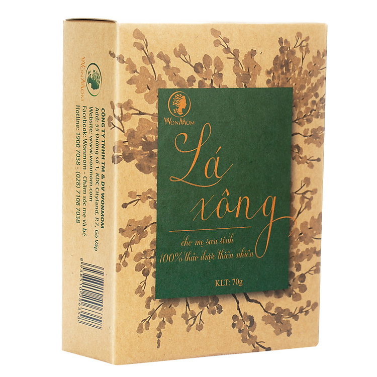 Lá xông khử mùi, giải cảm Wonmom 70g Giá rẻ - Hình ảnh 3