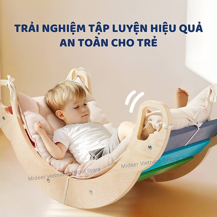 Ván thăng bằng Montessori Mideer Rainbow Chính hãng Giá rẻ - Hình ảnh 4