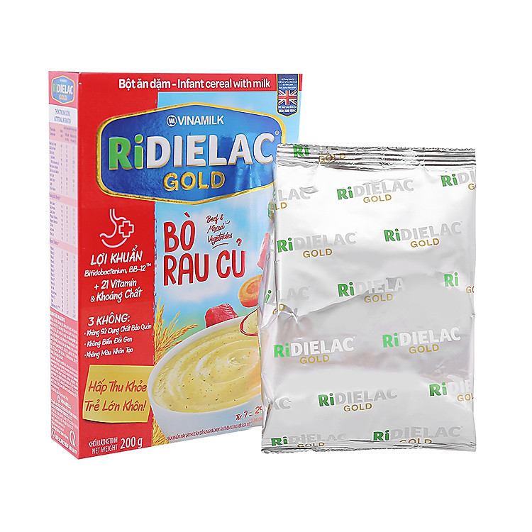 Bột ăn dặm Ridielac Gold 200g Chất lượng Giá tốt - Hình ảnh 4