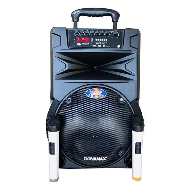 Loa kẹo kéo karaoke bluetooth Ronamax N12 - Hàng chính hãng