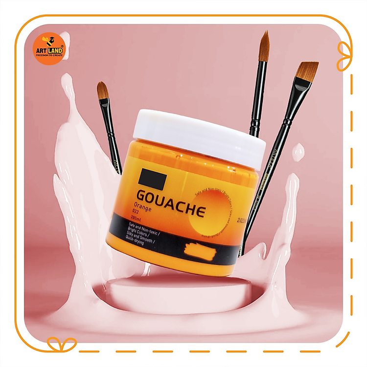 Màu Bột Hũ Lớn 200ml Wat (022 Orange)