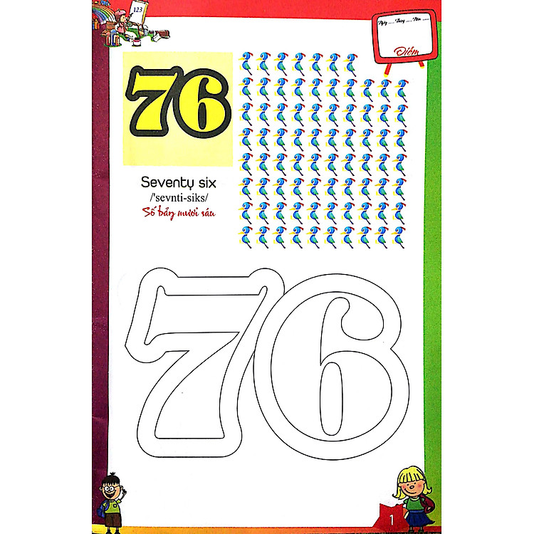 Tô Màu Chữ Số Và Học Đánh Vần Tiếng Anh Dành Cho Bé (Quyển 4) - Ảnh 3