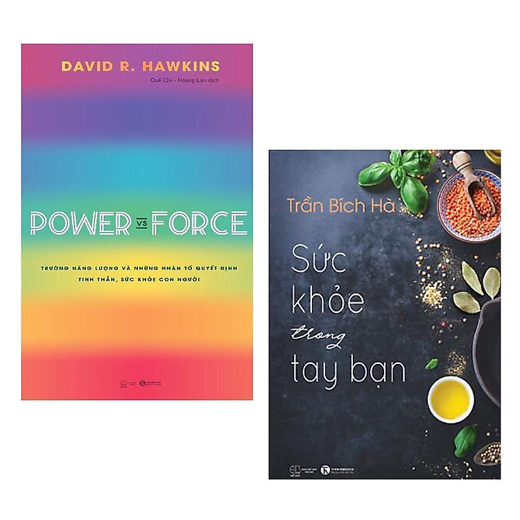 Sách - Power Vs Force - Trường Năng Lượng Và Những Nhân Tố Quyết Định Tinh Thần Và Sức Khỏe Con Người + Sức Khỏe Trong Tay Bạn - Thái Hà Books