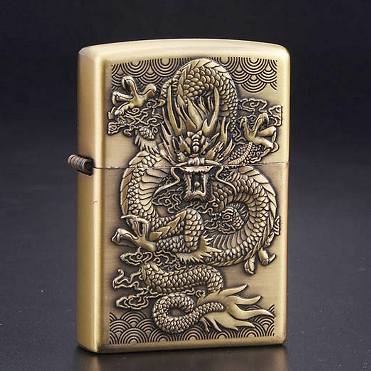 Bật lửa xăng God Dragon - Rồng Quân Vương A