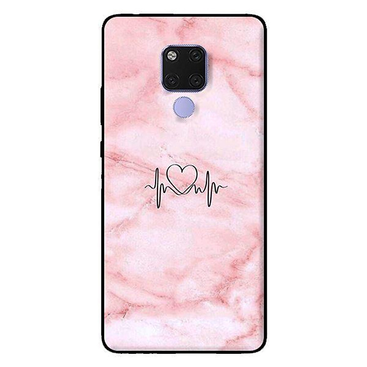 Ốp in cho Huawei Mate 20 Đá Hồng - Hàng chính hãng