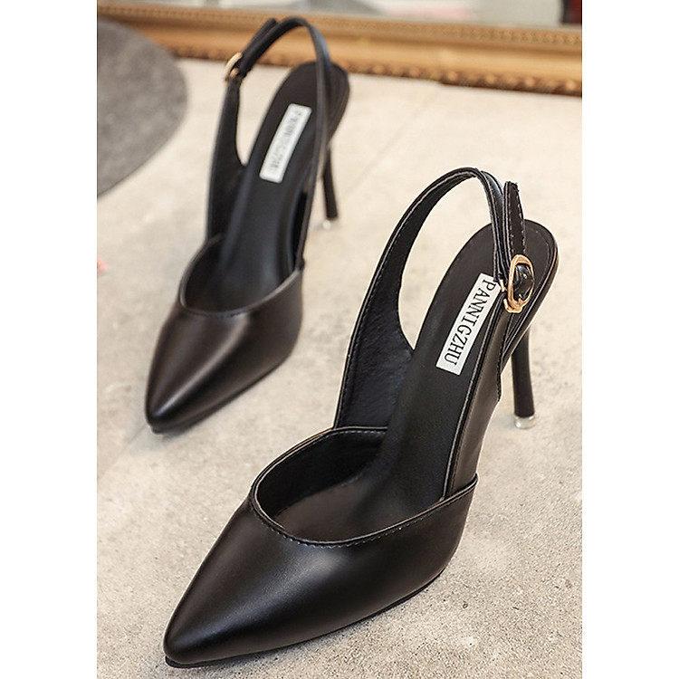 Giày cao gót bít mũi có quai hậu đi lại thuận lợi cho nàng khoe chân dài 96106