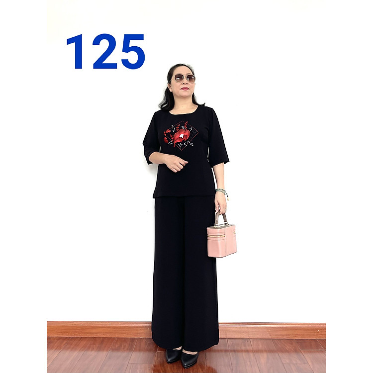 Quần Áo Trung Niên - Bộ Đũi Tay Lỡ Cao Cấp Ống Rộng - Đủ size cho mọi người từ 45kg - 68kg - Tuấn Tú Store