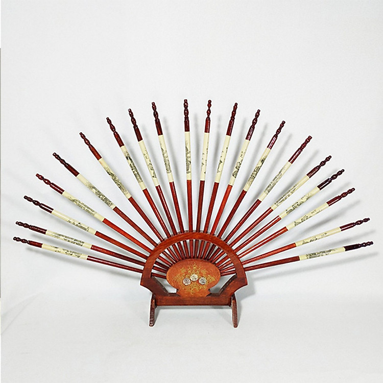 Bộ 10 đôi đũa thờ phong thủy GỖ HƯƠNG
