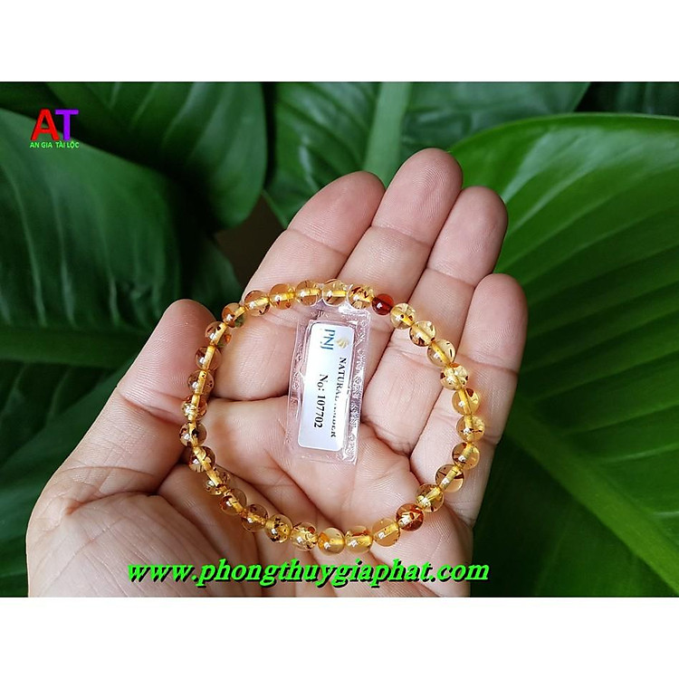 Vòng đeo tay hổ phách