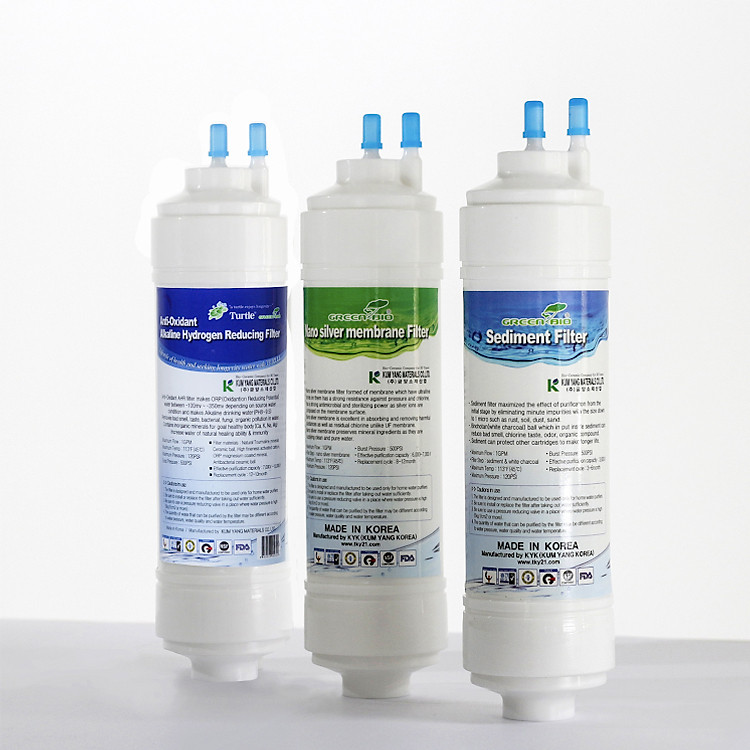 Bộ 3 Lõi Lọc Nước Green Bio - Hàng chính hãng