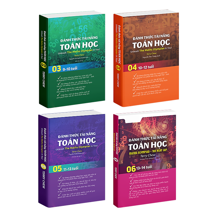 Đánh Thức Tài Năng Toán Học 3, 4, 5, 6