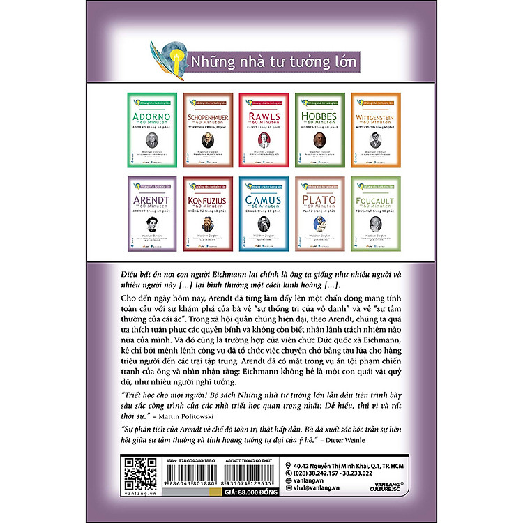 Những Nhà Tư Tưởng Lớn - Arendt Trong 60 Phút - Ảnh 3