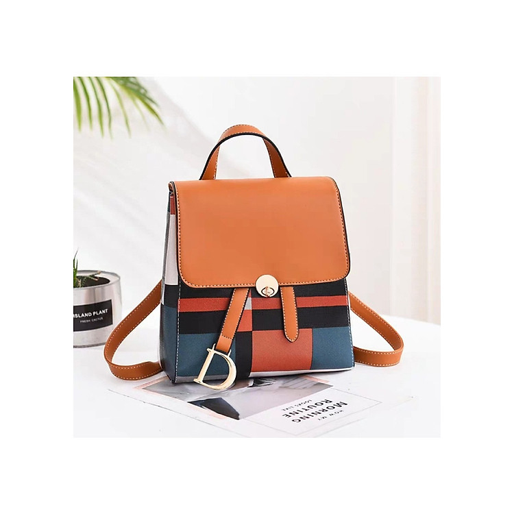 Balo Mini Da Nữ Đeo 2 Kiểu Cực Đẹp , Túi Xách Mini (19x24cm)