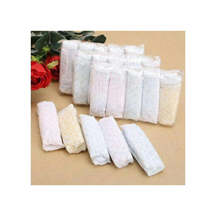 SET 15 QUẦN LÓT GIẤY BI 2 LỚP COTTON MỀM MỊN