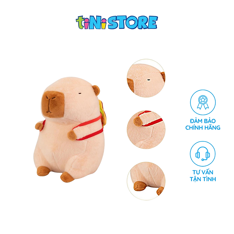 Gấu Bông Capybara Đeo Túi Đồ Ăn (30cm) - Ảnh 4