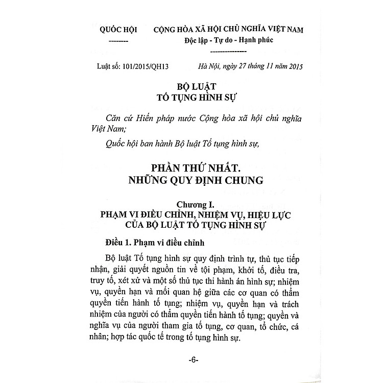 Bộ luật Tố Tụng Hình Sự (Hiện Hành) (Sửa Đổi, Bổ Sung Năm 2021) - Ảnh 3