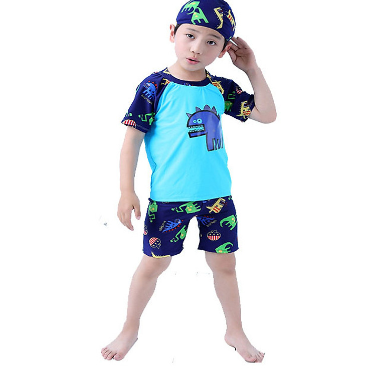 Đồ bơi bé trai in hình khủng long
