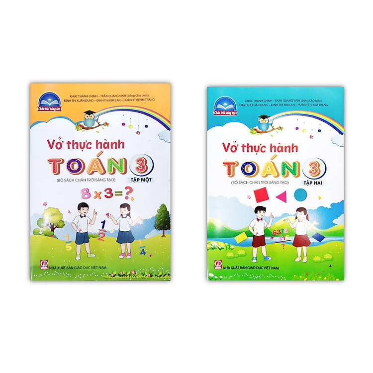 Vở thực hành Toán 3 – Tập 1 + 2