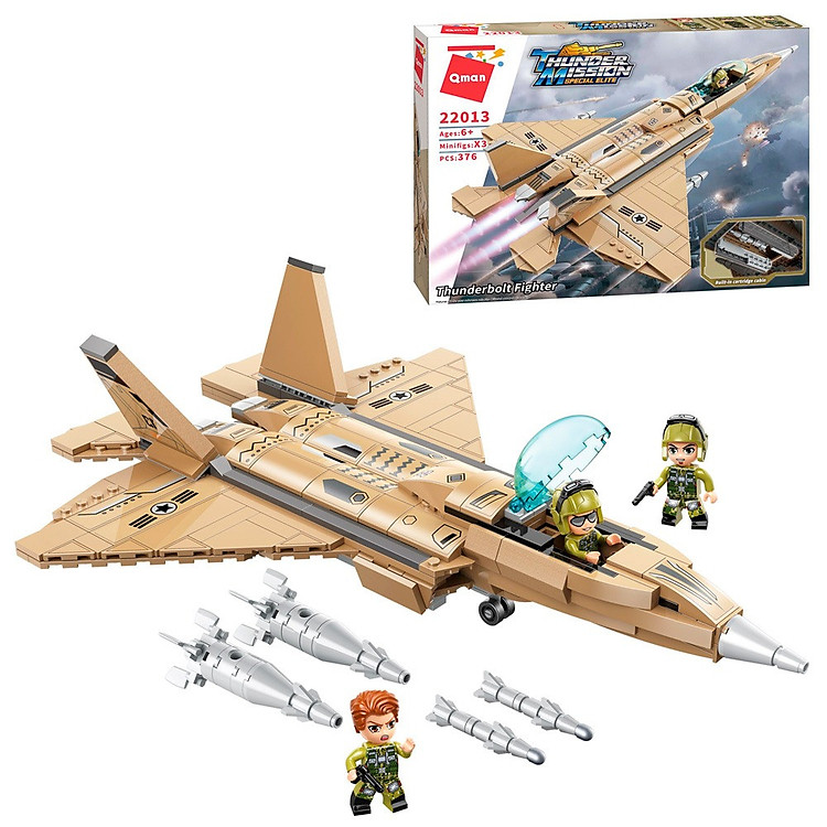 Mô hình Máy bay tiêm kích Qman 22013 Chính hãng Tiết kiệm - Hình ảnh 2