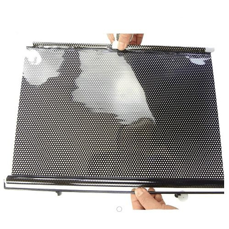 RÈM CHE NẮNG THÔNG MINH TỰ CUỘN 40CM X 60CM DÙNG CHO KÍNH HÔNG XE Ô TÔ