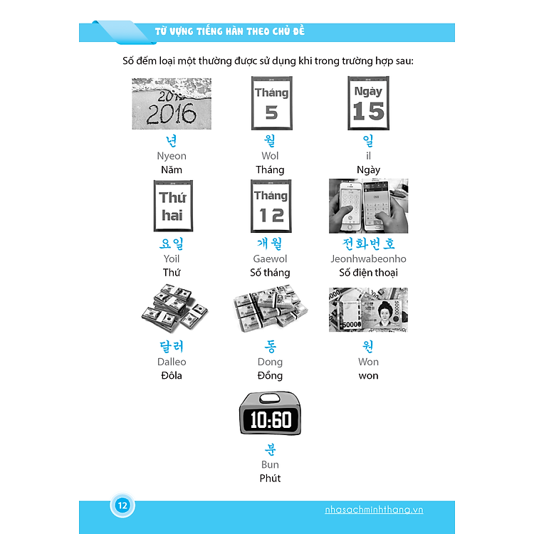 Từ Vựng Tiếng Hàn Theo Chủ Đề (Tái Bản 01 Kèm Đĩa Cd) - Ảnh 4