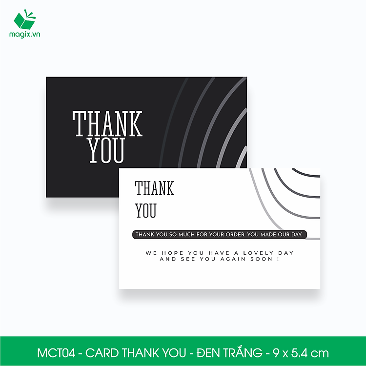 Thiệp Cảm Ơn MCT04 (9x5.4 cm - 500 chiếc) - Ảnh 3