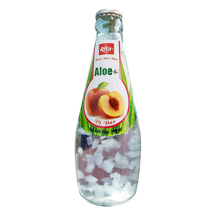 Nước Nha Đam ALOE+ Hương Đào 290ml x1 Chai