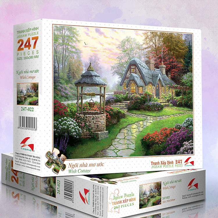 Tranh xếp hình Ngôi nhà mơ ước Chính hãng Ưu đãi