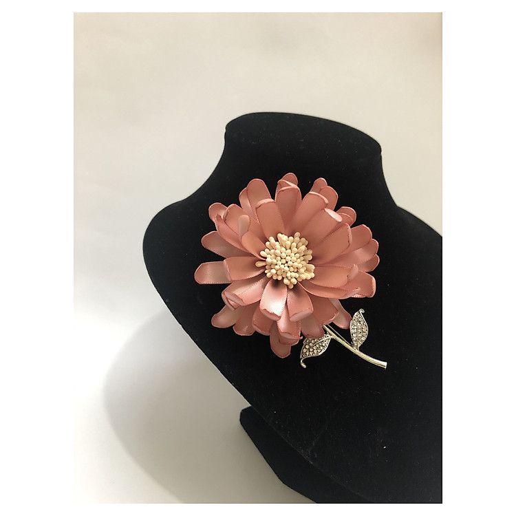 Hoa cài áo handmade Lụa Ribbon Nhành cúc xuân Các màu