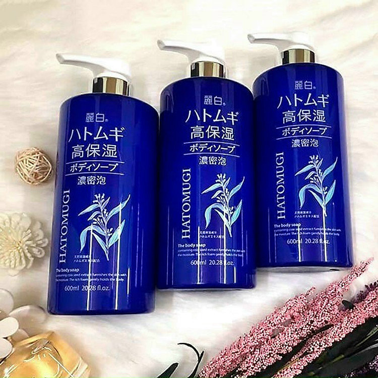 Sữa Tắm Dưỡng Ẩm Và Mịn Da Reihaku Hatomugi (Chai 600 mL)