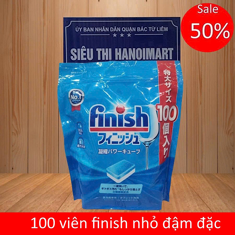 Viên rửa bát Finish Classic 100 viên/ hộp