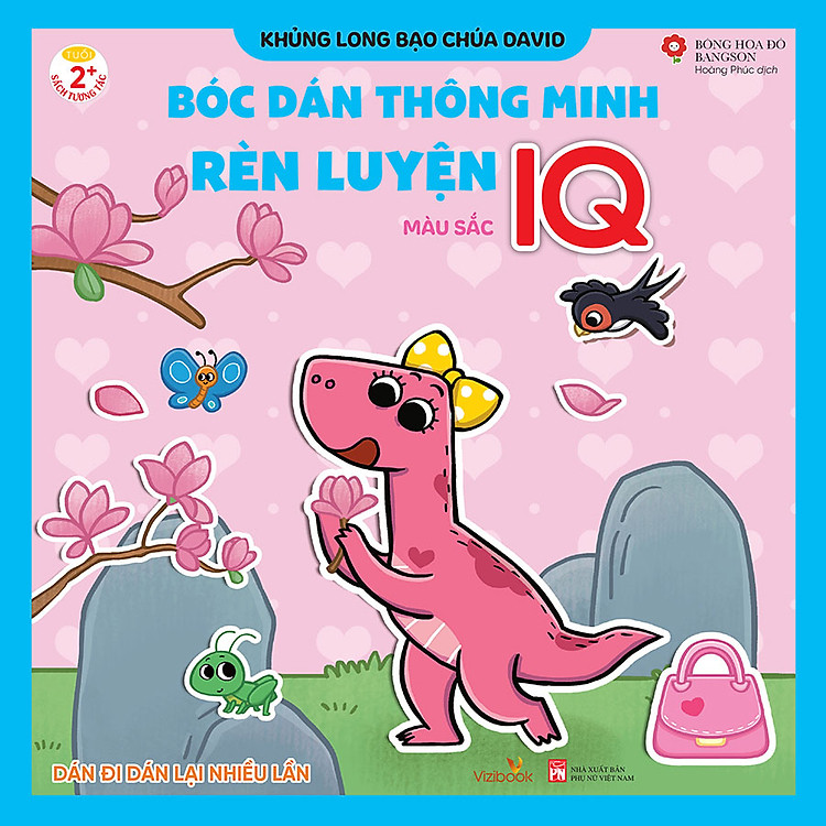 Khủng Long Bạo Chúa David - Bóc Dán Thông Minh Rèn Luyện IQ - Màu Sắc