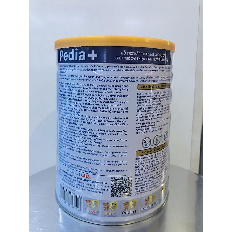 Nơi mua Sữa bột UC2 Platinum Pedia+ 800g Đảm bảo Giá rẻ - Hình ảnh 3