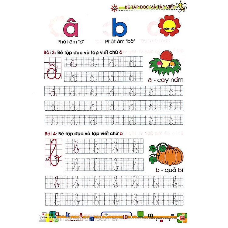 Bé Vào Lớp 1 - Bé Tập Đọc & Tập Viết - Ảnh 4