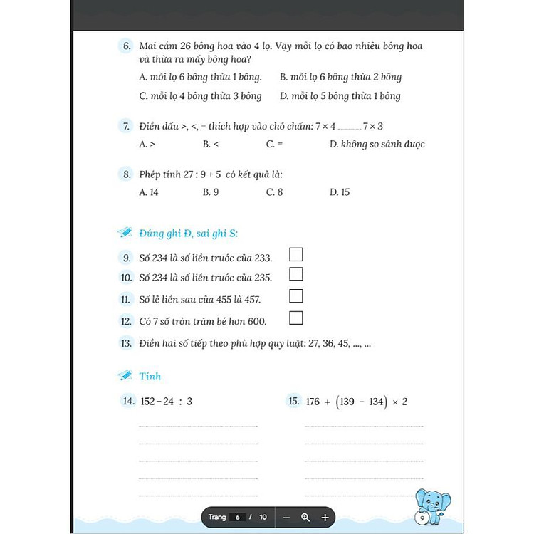 50 Đề Tăng Điểm Nhanh Toán Lớp 3 - Ảnh 3
