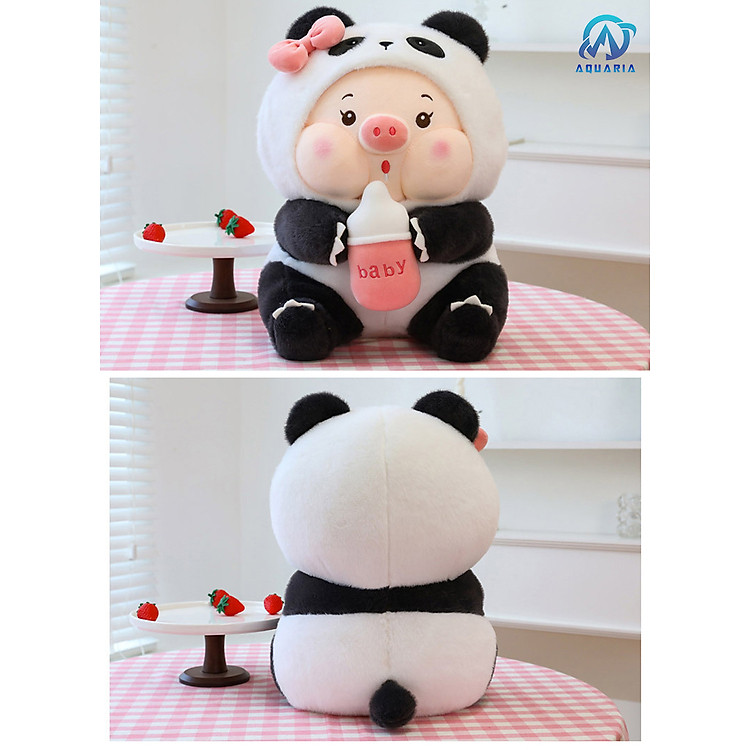 Gấu Bông Heo Cosplay Gấu Trúc (30cm) - Ảnh 6