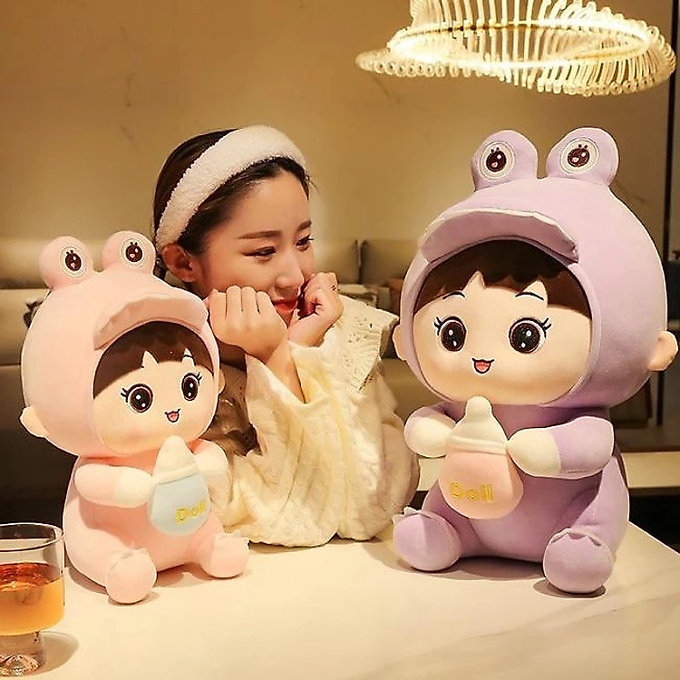 Thú nhồi bông khủng long ôm bình sữa Chính hãng Tiết kiệm - Hình ảnh 3