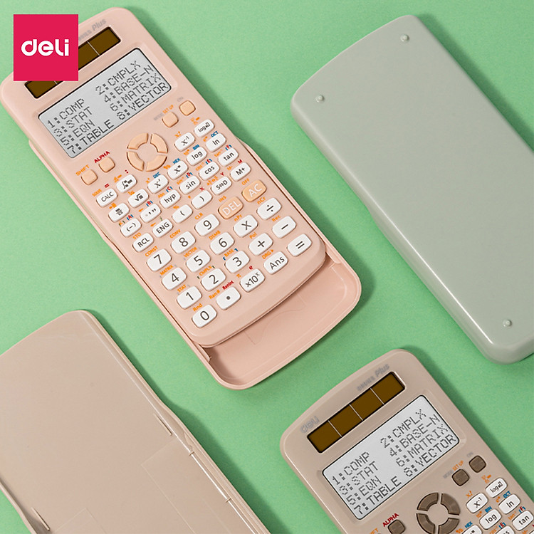 Máy Tính Học Sinh Deli 417 Chức Năng - Xám - Ảnh 5