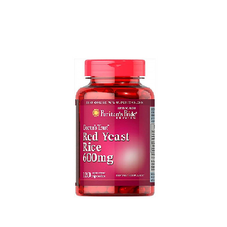 Thực phẩm bảo vệ sức khỏe Gạo lứt đỏ - Red Yeast Rice 600 mg