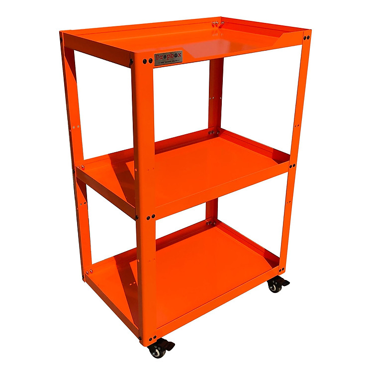 Xe đẩy để dụng cụ thông ngăn 3 ngăn - DB03 - Màu Xanh Dương ∣ Cam - Kích thước W600xD400xH900