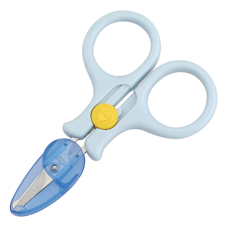 Kéo Cắt Móng Tay Nhật Trẻ Em Kai KF0116 - Xanh