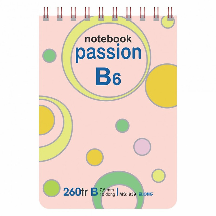 Sổ Lò Xo KLONG B6 (260 trang) - Ảnh 7